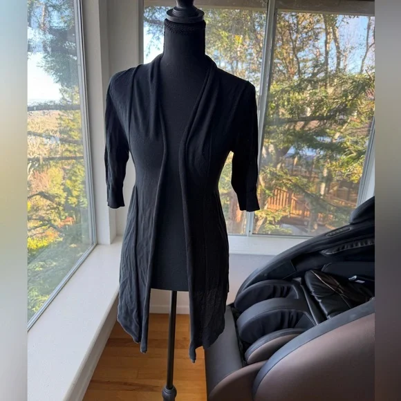 Express Open Front 100% Cotton Cardigan, XS - Picture 1 of 8